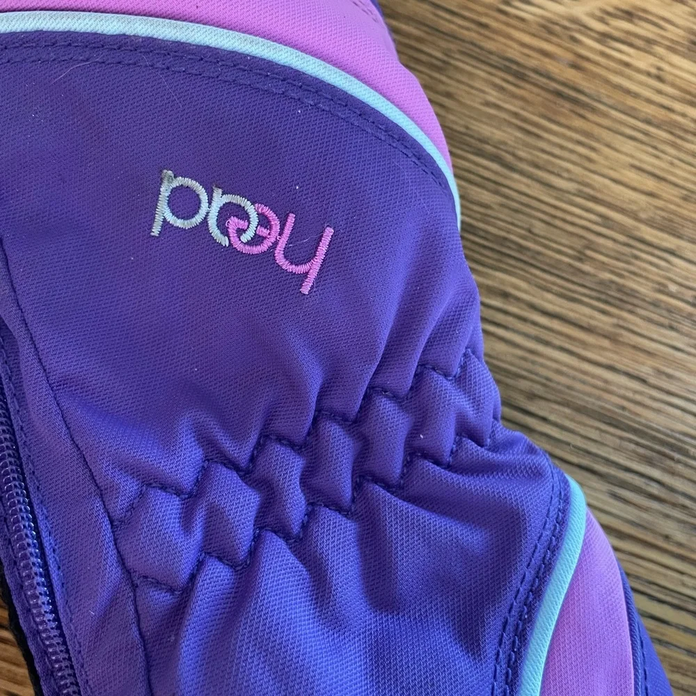 Head snow mittens gloves girl 3-4